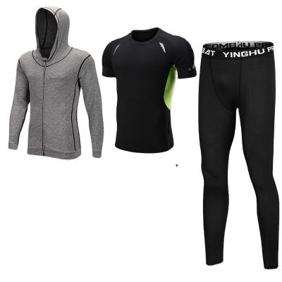 China Antibacterial Custom Active Wear T-shirt Long Sleeve Vacuum Compression Shirts Mens Sports Wear Gym Shirt for sale