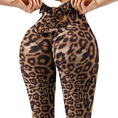 China High Waisted Breathable Recycled Fabric Yoga Wear Custom Women Workout Gym Fitness Sports Yoga Pants Leggings for sale