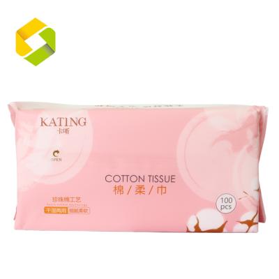 China Disposable Logo Design 100% Cotton Cloth Cotton Child Safe Viscose Small Towel For Face Time Use Makeup Removal Clean Towel One for sale