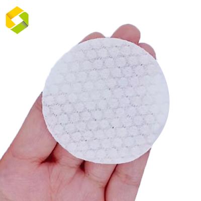 China Home SPA Gift Hotel Hospital Factory Sell 80pcs Disposable Round Cotton Pad Makeup To Remove Face Cosmetics Pads OEM for sale