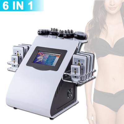 China Factory Price Weight Loss 6 in 1 Machine Vacuum Cavitation System 40k Cavitation Slimming Liposuction Shape RF System Machine for sale