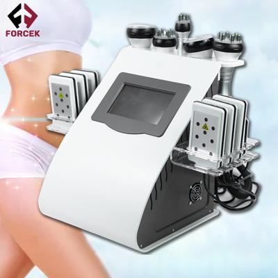 China Multifunctional Weight Loss Cavitation RF Ultrasonic Cavitation 6 In 1 Weight Loss Machine for sale