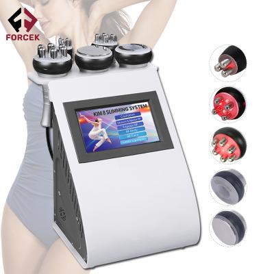 China Hot-selling weight loss rf mini cavitation 5 in 1 vacuum beauty machine for sale