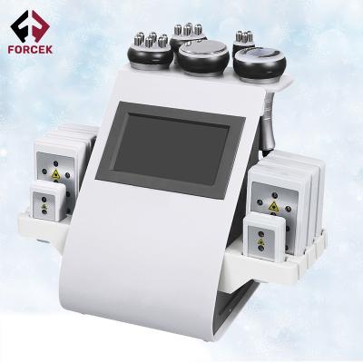 China Hot-selling Weight Loss 40k Portable 6 in 1 Ultrasonic Cavitation Machine for sale