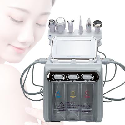 China Hot-selling wrinkle remover 6 in 1 small bubbles machine facial hydrogen remove blackheads first generation h2 small bubble beauty instrument for sale