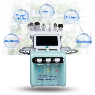 China Hot Sales Second Generation Hydrofacials Machine Wrinkle Remover Remove Blackheads Whitening Small Bubble 6 in1 For Facial Instrument for sale