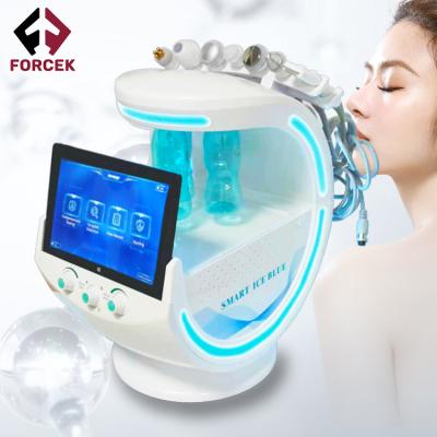 China Wrinkle Remover 2021 7 in 1 Hydraulic Dermabrasion Blue Rejuvenation Aqua Peel Machine Aqua Facial Care Smart Ice Skin Analysis Machine for sale