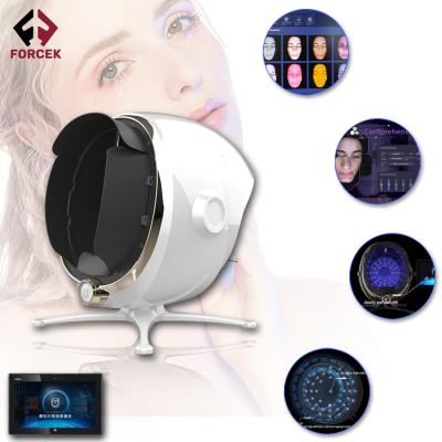 China New Hot Selling Skin Analysis Portable 8 Spectrum Skin Analyzer Skin Detector Face Skin Type Examining 3d Digital Facial Analysis Machine for sale