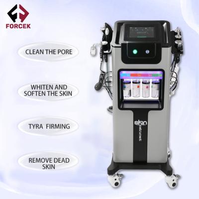 China Ride Newest Oxygen Jet Black Pearl Ultrasonic Rf Aqua Hydra Solvent Machine 2021 for sale