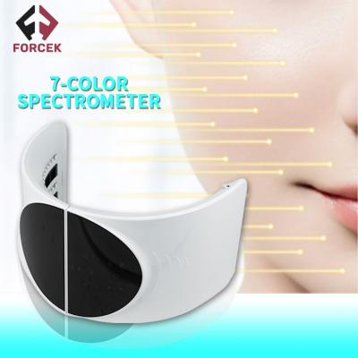 China Wrinkle Solvent Photon Skin Tenderizer Spectrometer 2021 With Skin Rejuvenation 7 Colors Mode Led Facial For Salon for sale