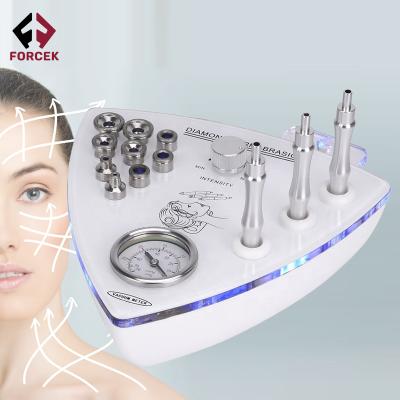 China Portable Wrinkle Remover Deep Cleansing Skin Peeling Facial Oxygen Diamond Dermabrasion Massage Machine for sale