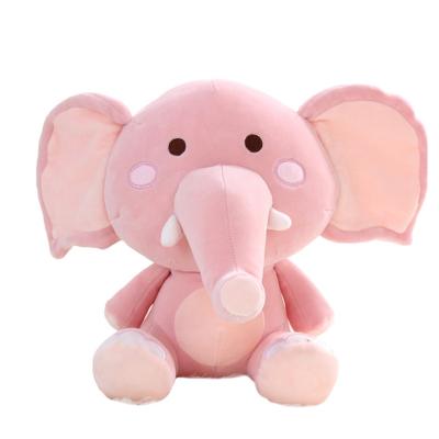 China Customized Comfort Pillow Plush Toy Sound Pattern Elephant Doll Stuffed Animal Sleeping With Baby Infant Sleeping Pillow Wholesale for sale