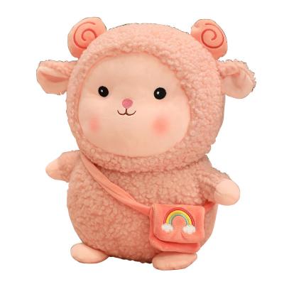 China Cute Plush Lamb Doll Plush Toy Sheep Doll Small Girls Sleep With Cartoon Doll Gift Wholesale Customization for sale