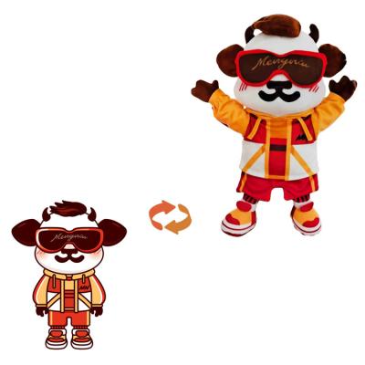 China Plush manufacturers wholesale Halloween plush toys making custom processing resistant to figure sample company mascot LOGO custom for sale