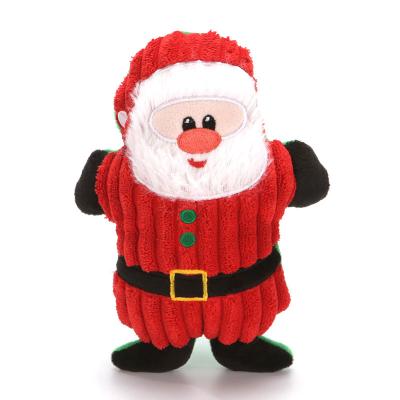 China New Cotton Cartoon Cute Santa Stock Decorations Plush Holiday Dolls Custom Made Christmas Gifts Wholesale for sale