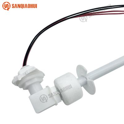 China Non-cotact PP level sensor horizontal float switch transmitter water controller for liquid level measurement and liquid level alarm for sale