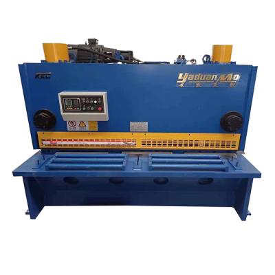 China Building Material Shops Automatic Hydraulic Metal Sheets Guillotine Shearing Machine 16x2500mm for sale