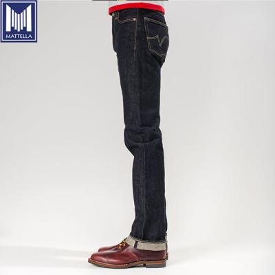 China Sustainable Customized Denim Fabric Mid Rise Skinny Jeans Mens Japanese Jeans For Vintage Style for sale