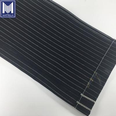 China Cheap price 100pct cotton narrow selvedge black weft striped selvedge jeans fabric roll black weft ZLS319 Wholesale Shrink-Resistant Drill for sale