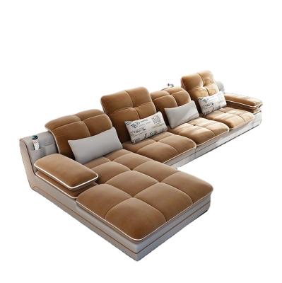 China SMALL COWHIDE SOFA MODULAR FULL-HEAD FAMILY LIGHT NORDIC MODERN LEATHER SOFA TRIO LUXURY SINGLE COMBINATION for sale