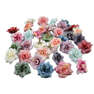 China Retro Wholesale Silk Rose Flux Flower Office Office Hotel Artificial Flower For Home Wedding Christmas Tables Decorations for sale