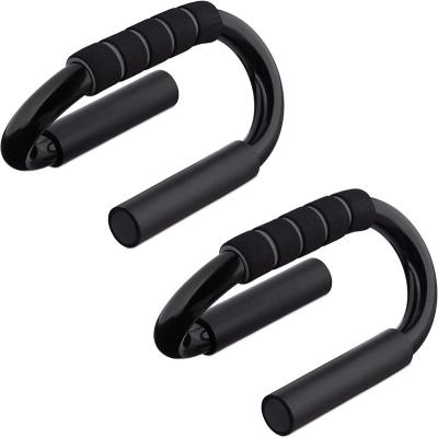 China Portable Pull Up Bar Racks With Foam Fitness Door Chest Exercise Shaping Portable S Type Push Up Handle Bar for sale