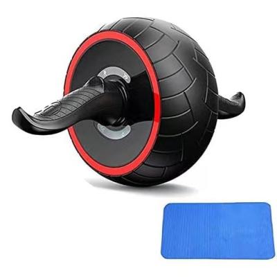 China OEM Custom Abdominal Kneeling Logo Wheel For Home Gym Accessories Wheel Ab Rollers Pad Universal Muscle Exerciser Training for sale