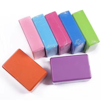 China Yoga Pilates Hot Yoga Blocks Pilates Bricks EVA Foam Exercise Fitness High Density Quality Customized Logo Packing for sale