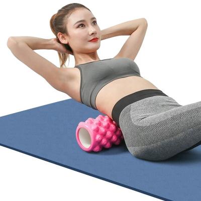 China New Design Home Exercise Custom Personalized China Fitness Massage Yoga Wheel Roller Column PVC Eva Foam Roller for sale