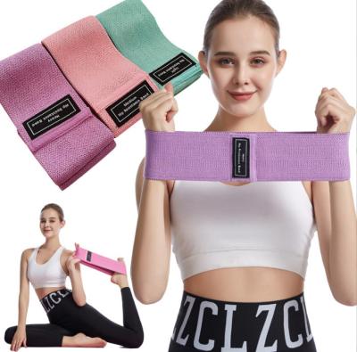 China Yoga Gym Home Exercise Home Exercise Hip Leg Loop Mini Slip Thick Cloth Resistance Bands High Elasticity Custom Non for sale