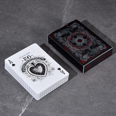 China Entertaiment Playing Cards Poker Deck Wholesale Playing Cards OEM Manufacturer Custom LOGO USA Printing Casino Matte Playing Cards For Adult Magic for sale