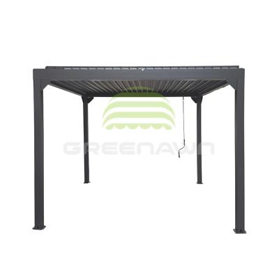 China OEM Custom Aluminum Waterproof Sun Shade Starry Pergola Easily Assembled Outdoor for sale