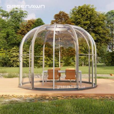 China Modern Luxury Free Standing High Quality Single Dome Modern Dome Bedroom For Garden/Restaurant Cafe Vilas Resorts for sale