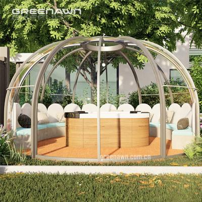 China Q235 Galvanized Big Bubble Igloo Dome Tent Quickie Clear Bubble Tent House Steel Delivery Multifunctional Outdoor Polycarbonate Clear for sale