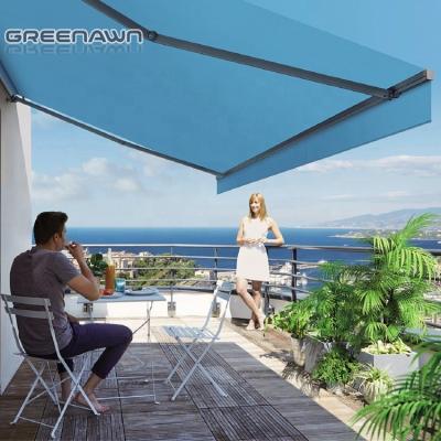 China Fast Delivery Anti-UV Waterproof UV Protection Canopy Aluminum Outdoor Restaurant Motorized Pop Up Tent for sale