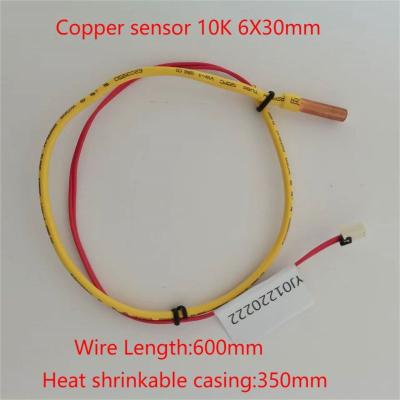 China Air Conditioner Refrigerator Overmolded NTC Temperature Sensor For Seal Machine Power IP68 Theory High Quality Waterproof Customized Transducer Output Wire for sale