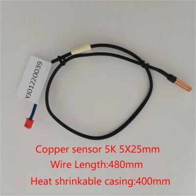 China Air Conditioner Refrigerator Overmolded NTC Temperature Sensor For Seal Machine Power IP68 Theory High Quality Waterproof Customized Transducer Output Wire for sale