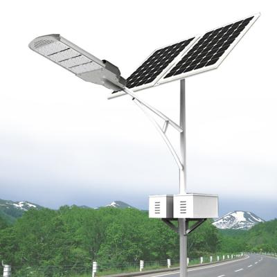 China ROAD energy saving 150w integrated solar street light with 6m pole for sale