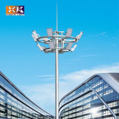 China High Quality Sports Stadiums 16m 18m 20m 25m 30m 35m High Mast Lighting Pole With Ladder for sale