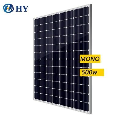 China 100w 150w 440w 500w china grafeno barato solar panel HY501 monocrystalline kit for sale