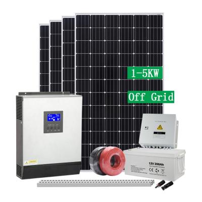 China 10kw 12kw 5kw 10kw High Quality Home Full -Grid Solar Panel 3 Power Energy System Hybrid Home for sale