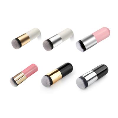 China New Chubby Pier Foundation Brush Flat Cream Face Brush Professional Cosmetic Makeup Brush Makeup Brushes for sale