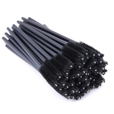 China Angular Blush Disposable Mini Mascara Brush Eyelash Brush Cosmetic Tools for sale