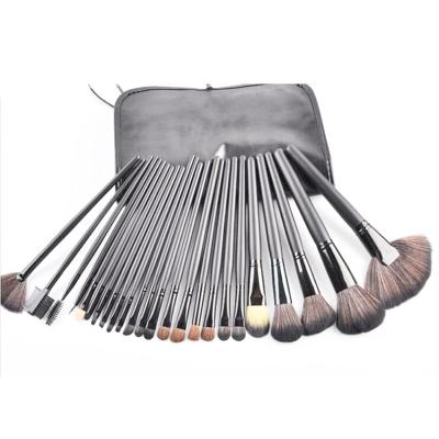 China Satisfy All Requirement of Professional Cosmetic Makeup Kit Brush Set Cosmetic for Face Eyes, 24 PCs, with Black Bag for sale