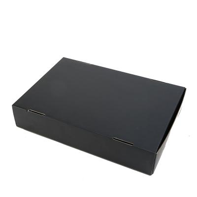 China Low MOQ Factory Handmade Cheap Price Custom Logo Design Matte Black Packaging Box Paper Box Gift Box for sale