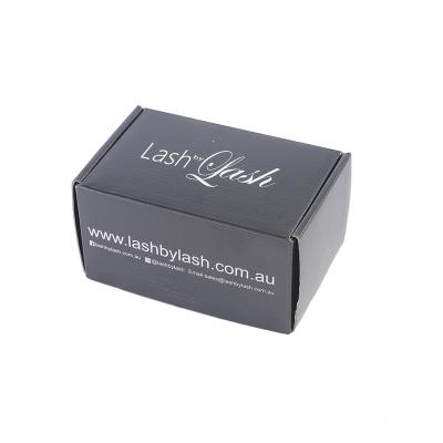 China China Wholesale Recyclable Kraft Corrugated Black Box Clothing Kraft Paper Box for sale