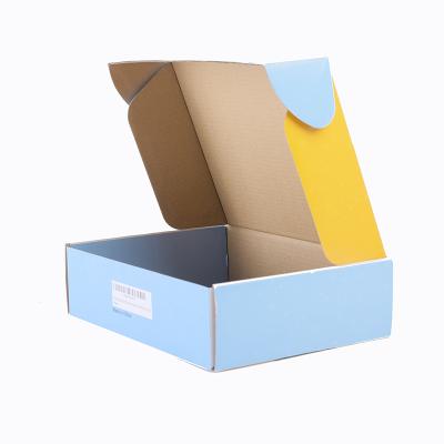 China Wholesale Custom Printed Top Cardboard Boxes Recyclable Design Logo Recycled Shipping Mailer Corrugated Postal Delivery Paper Fold Shoe Box for sale