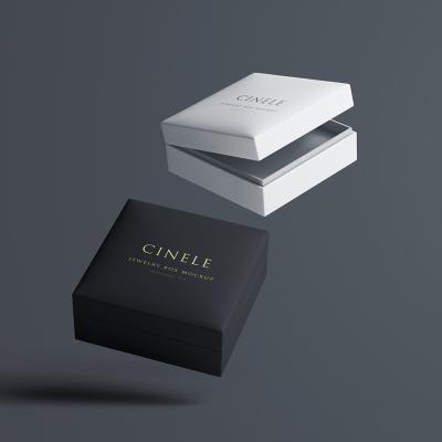 China Recyclable Custom Logo Luxury Paper Small Jewelry Storage Boxes Packaging With Lid for sale