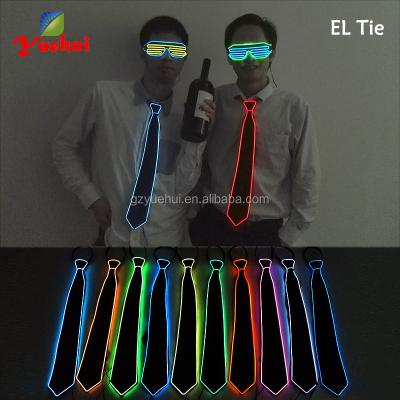 China Steady On/Slow Flashing/Fast Flashing/Off New Design10 Colors Trendy Light Up LED Bow Tie Neon Lamp Glowing Bow Tie Wedding Gift For Men Party Decoration for sale