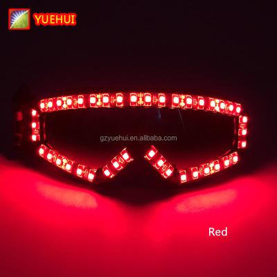 China Regular On/Off Toys Party Supplies Atmosphere Light Neon Led Glamorous Glasses Unisex Holiday Lighting Stylish Light Up Fluorescent Glasses for sale